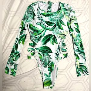 Large one piece bathing suit